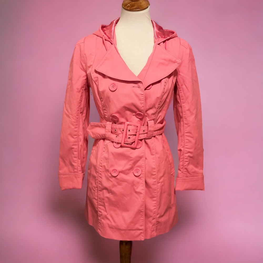 Pink Trench/Rain Coat